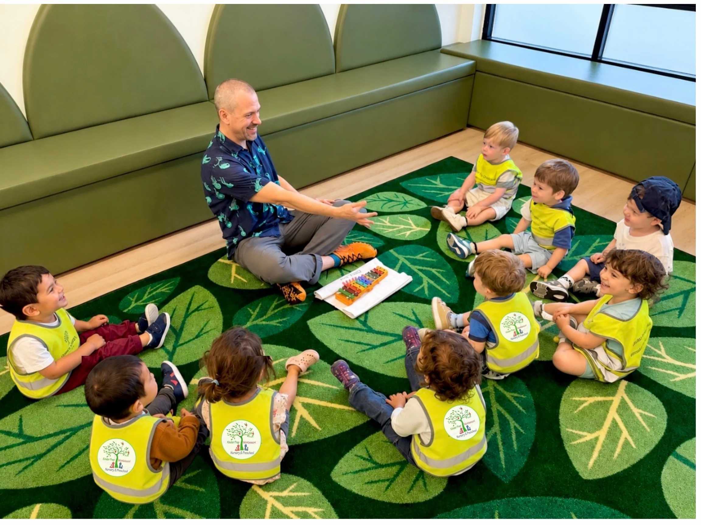 Child engaged in Music with Timbalooloo activity