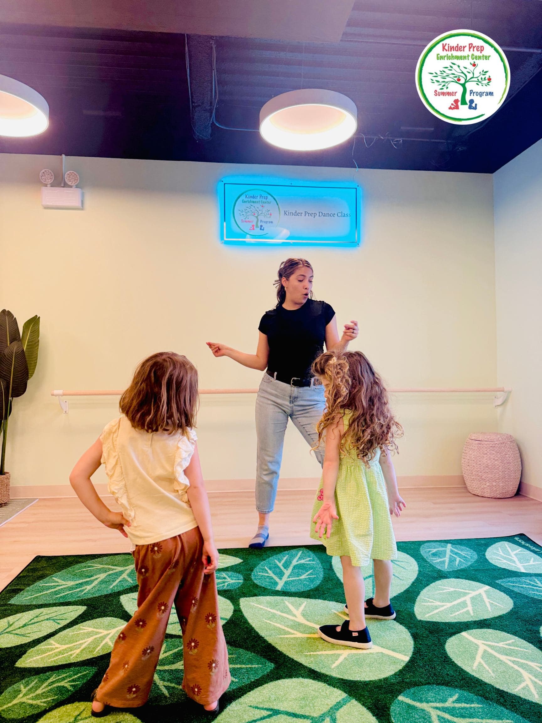 Child engaged in Dance & Gymnastics activity