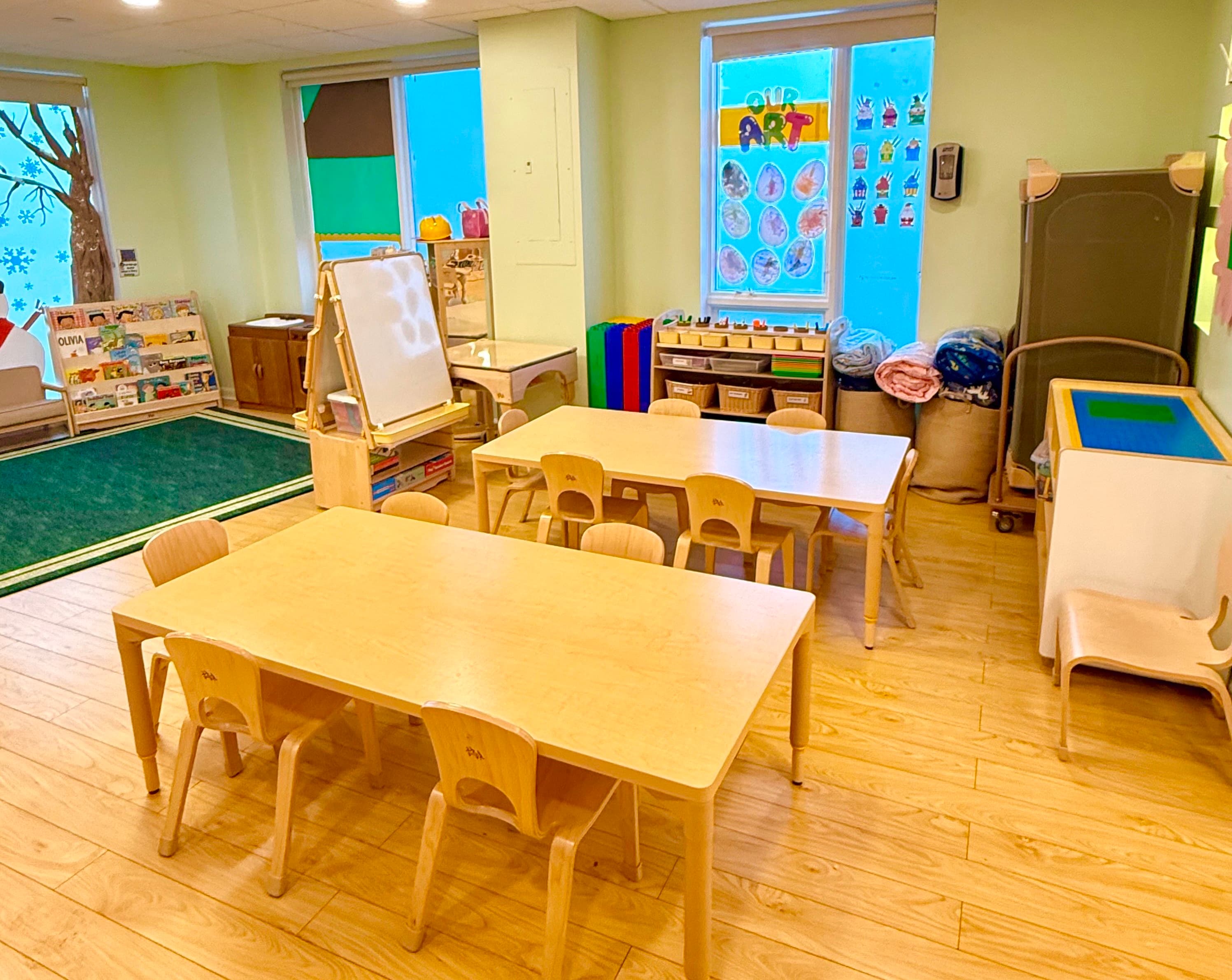 Preschool-age classroom at our Brooklyn Heights center