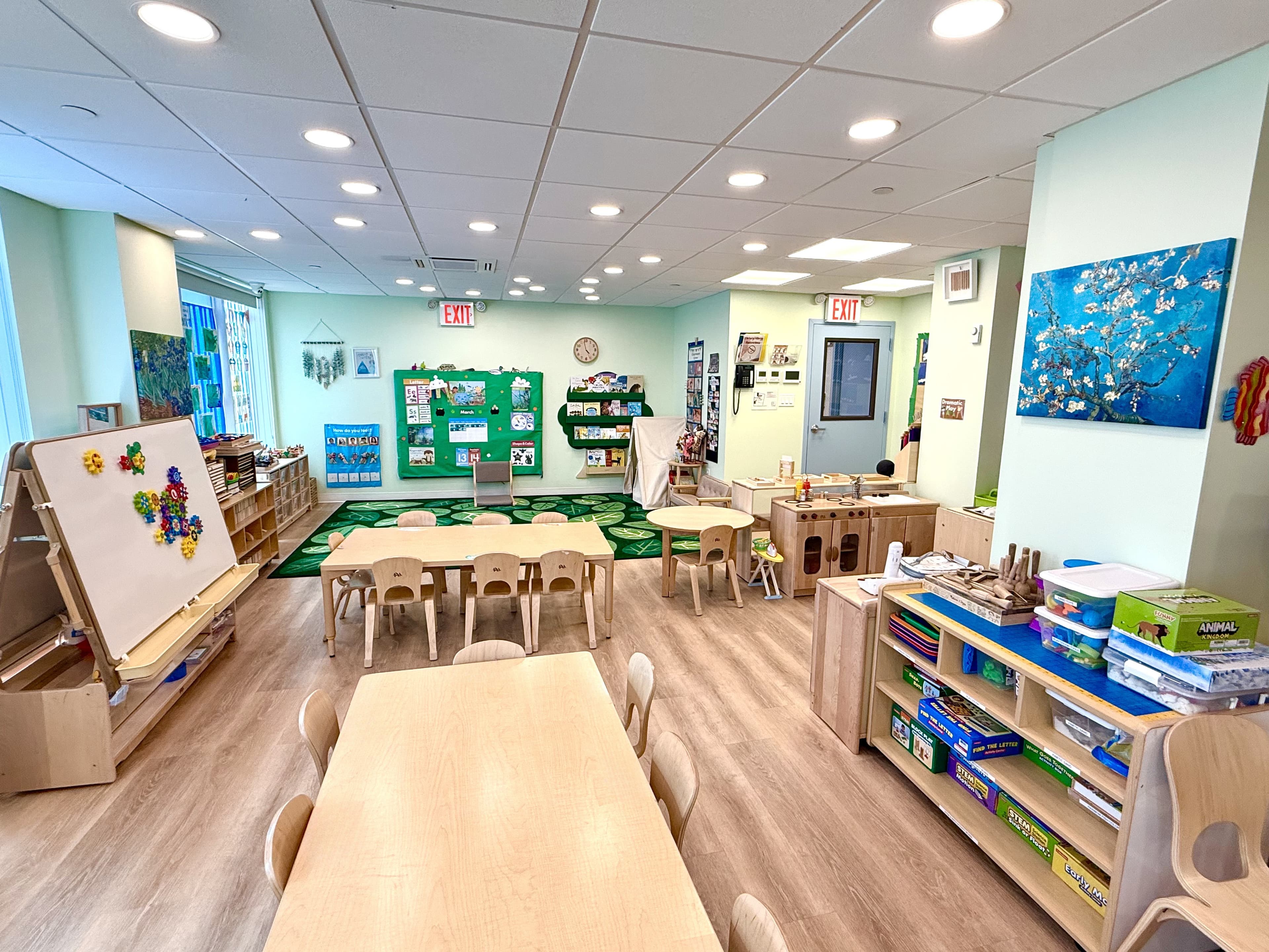 Blue Jays Pre-K classroom at our Brooklyn Heights center
